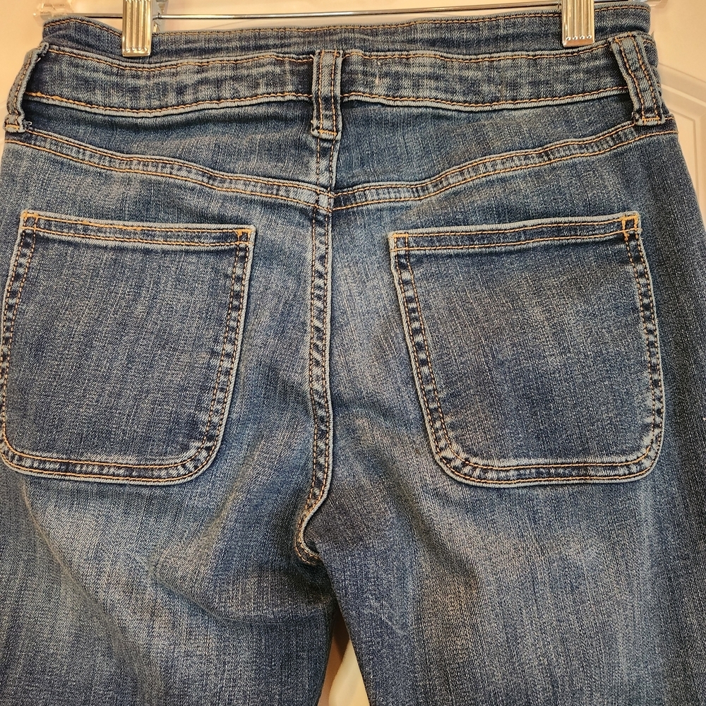 Anthropologie Pilcro And The Letterpress Button Fly High Rise Slim Jean Size 26 - Picture 6 of 14
